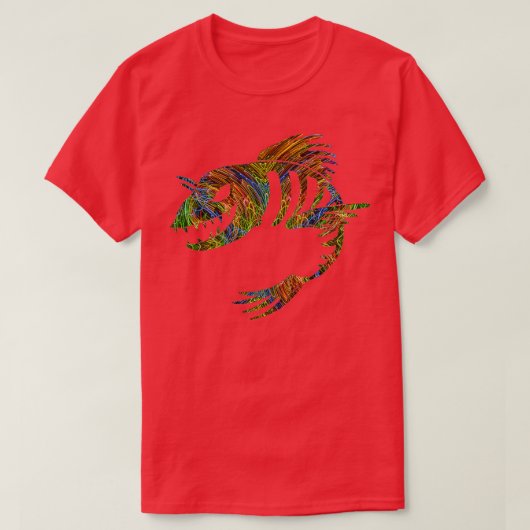 T-shirt Skeleton Fish (Design devant)
