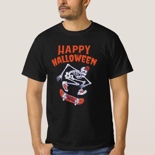 T-shirt Skeleton Halloween (Devant)