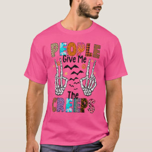 T-shirt Skeleton Halloween Les Gens Me Donnent Des Creeps