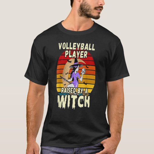 T-shirt Skeleton Jouer Volleyball Retro Halloween 2021 S (Devant)