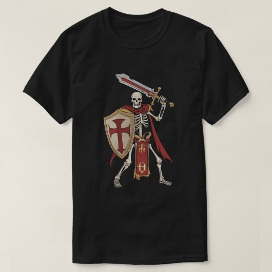 T-shirt Skeleton Knight (Design devant)