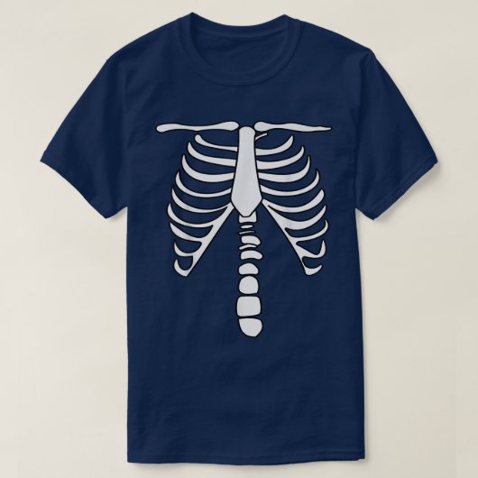 T-shirt Skeleton Ribcage  (Design devant)