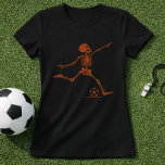 T-shirt Skeleton Soccer Kick; Spooky Halloween Soccer Kick<br><div class="desc">For players and fans who want something fun for the season, this basic t-shirt mixes soccer action with a spooky skeleton pose. The clean graphic feels sporty, lighthearted, and easy to wear for Halloween events, team outings, fall practice, and tournament weekends. | ✔ • 𝐘𝐨𝐮 𝐜𝐚𝐧 𝐩𝐞𝐫𝐬𝐨𝐧𝐚𝐥𝐢𝐳𝐞 𝐢𝐭 𝐛𝐲 𝐜𝐥𝐢𝐜𝐤𝐢𝐧𝐠...</div>