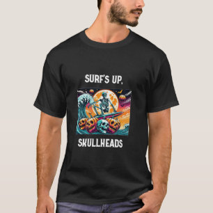T-shirt Skeleton Surf Design Pour Hommes Femmes Enfants Fu