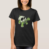 T-shirt Skeleton Turtle Shell Skeleton Head (Devant)