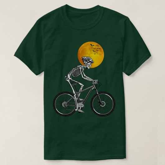 T-shirt Skeleton Vélo vélo vélo Halloween Costume (Design devant)