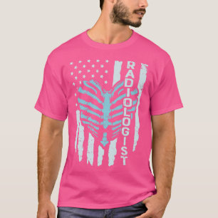 T-shirt Skeleton Xray Technicien en radiologie American R