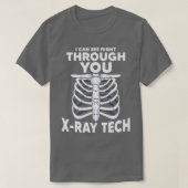 T-shirt Skeleton Xray Technicien en radiologie Radiologis (Design devant)