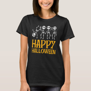 T-shirt Skeletons dansants Happy Halloween