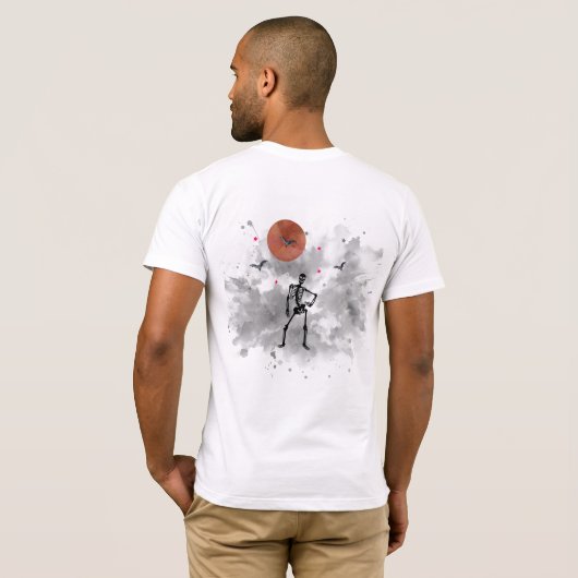 T-shirt Skeletons Danser - Cette Saison Est Éffrayante (Dos entier)