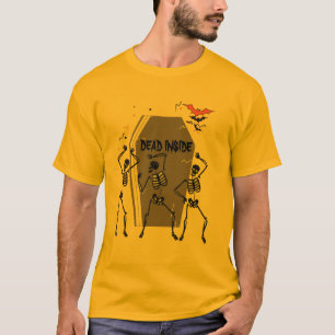 T-shirt Skeletons de chauves-souris éffrayantes morts à l'