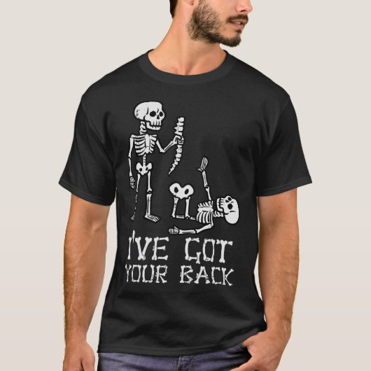 T-shirt Skeletons Halloween J'Ai Votre Costume Ck Hommes Q (Devant)