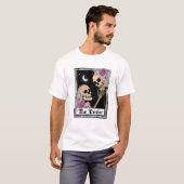 T-shirt Skeletons romantiques floraux (Devant entier)