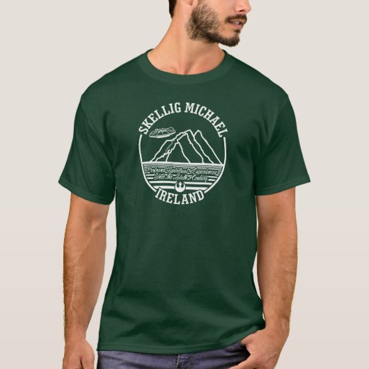 T-shirt Skellig Michael, Irlande V3 (Devant)
