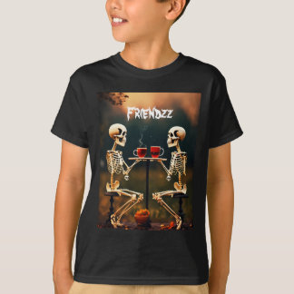 T-shirt Skelton Friends Illustration