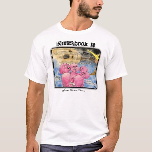 T-shirt Sketchbook#19 (pg7&8) (Devant)