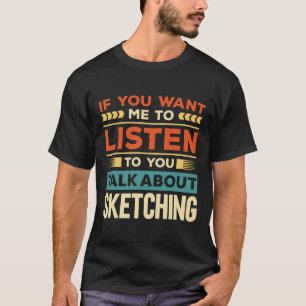 T-shirt Sketching d'about