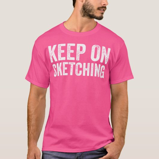 T-shirt Sketting Lovers Funny Sketching Plaisanteries Cita (Devant)
