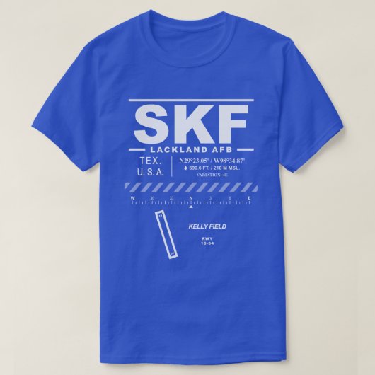 T-shirt SKF de la base aérienne de Lackland AFB (Design devant)