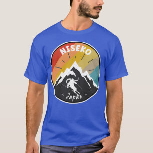 T-shirt Ski À Niseko Japon