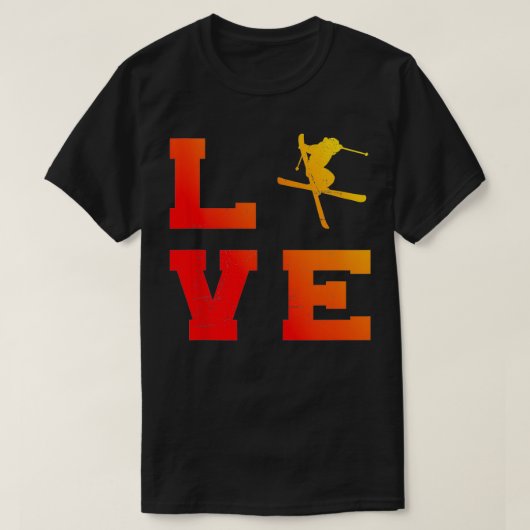 T-shirt Ski acrobatique Ski Saut Freestyle Ski Freestyle (Design devant)