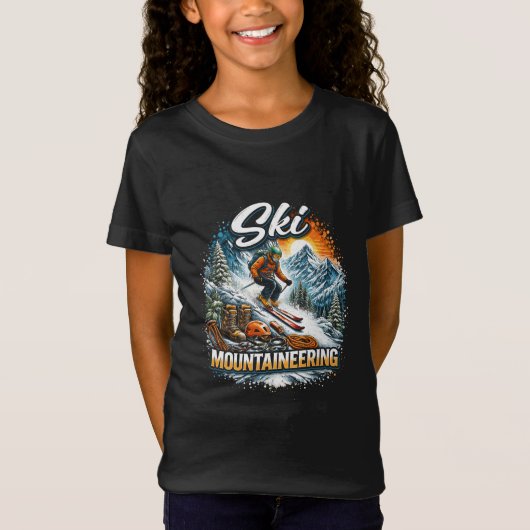 T-Shirt Ski alpinisme (Devant)