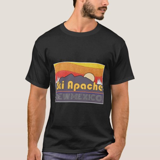 T-shirt Ski Apache New Mexico (Devant)