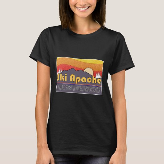 T-shirt Ski Apache Nouveau-Mexique (Devant)