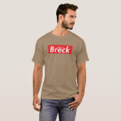 T-shirt Ski Breck Breckenridge Colorado Skiing Skateboard (Devant entier)