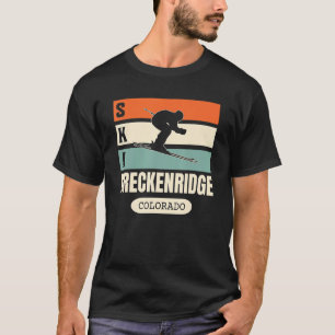 T-shirt Ski Breckenridge Colorado Breck Mountains Retro Sk