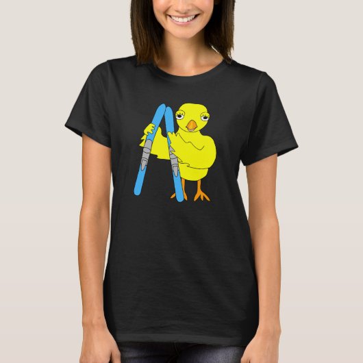 T-shirt Ski Chick (Devant)