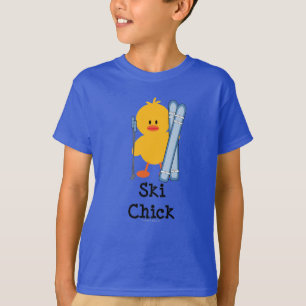 T-shirt Ski Chick Kids Tee - shirt biologique