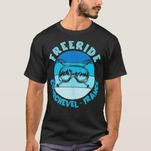 T-shirt Ski Courchevel France Freeride Débardeur