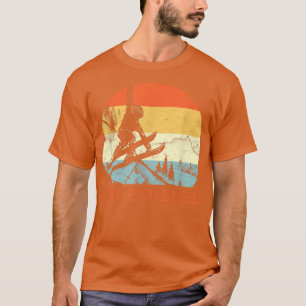 T-shirt Ski Courchevel, France Ski Vintage Retro