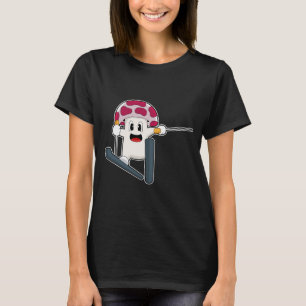 T-shirt Ski de champignons Sports d'hiver