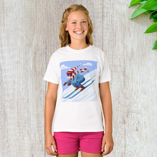 T-shirt Ski de descente