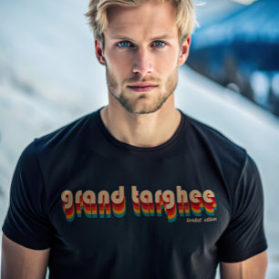 T-shirt Ski de montagne Retro Grand Targhee