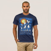 T-shirt Ski de montagne Retro Sugar Bowl (Devant entier)