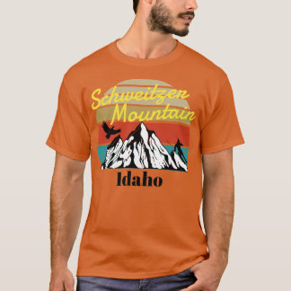 T-shirt Ski de montagne Schweitzer Idaho 5