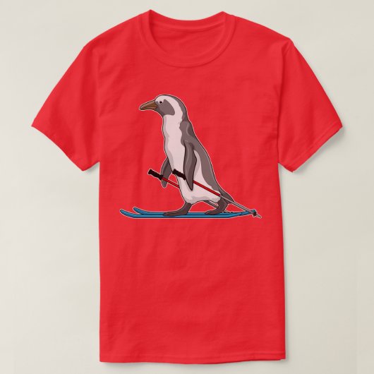 T-shirt Ski de Penguin 2 (Design devant)
