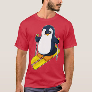 T-shirt Ski de Penguin Ski Sports d'hiver