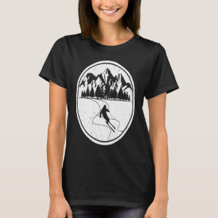 T-shirt Ski de randonnée ski de fond descente de montagnes