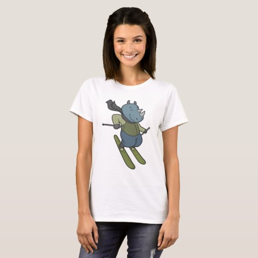 T-shirt Ski de Rhino (Devant entier)