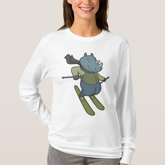 T-shirt Ski de Rhino (Devant)