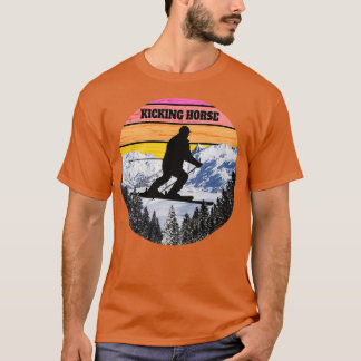 T-shirt Ski De Ski À Cheval De Neige Champs Canada