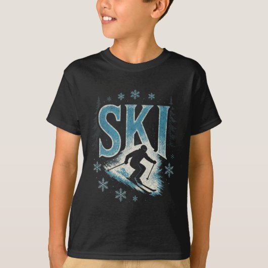 T-shirt Ski - Descente Alpin Freestyle (Devant)