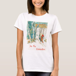 T-shirt Ski d'hiver par Carl Larsson