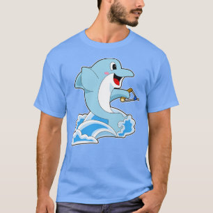 T-shirt Ski Dolphin Water