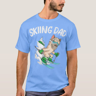 T-shirt Ski Drôle Art Pour Papa Papa Papa Ski Ski Freestyl