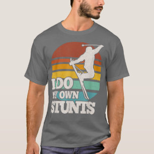 T-shirt Ski Drôle Je Fais Mes Propres Têtes Ski De Neige